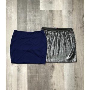 Two Mini Skirts Size Small